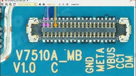 INFINIX HOT 30 (x6831) Lcd Light Repair Solution Diagram