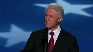 President Bill Clinton's Remarks at the 2012 Democratic National Convention - Full Speech