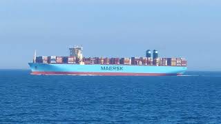 Germany. German Bight. Container vessel  'Milan Maersk'