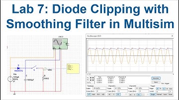 lab 7 half wave rectifier with smoothing capacitor filter in multisim