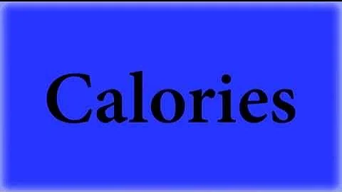 How do you convert calories to Joules?