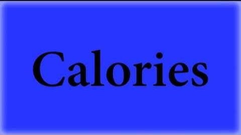 How do you convert calories to Joules?