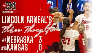 Lincoln Arneal s Three Thoughts on Nebraska s Sweep of Kansas