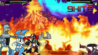 Sm100S Random Mugen Fight- Zelda Cdi&Zero Vs Bender&Jenny Xj9