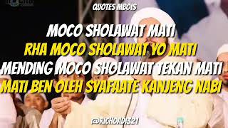 Story wa kekinian syafaat sholawat kanjeng nabi