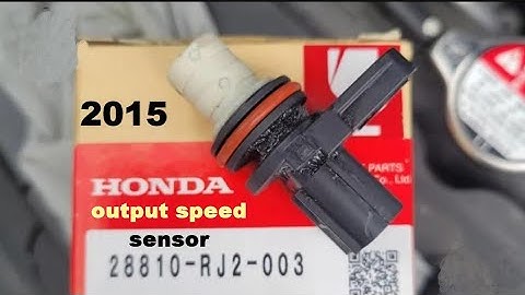 2015 honda accord output speed sensor P0720