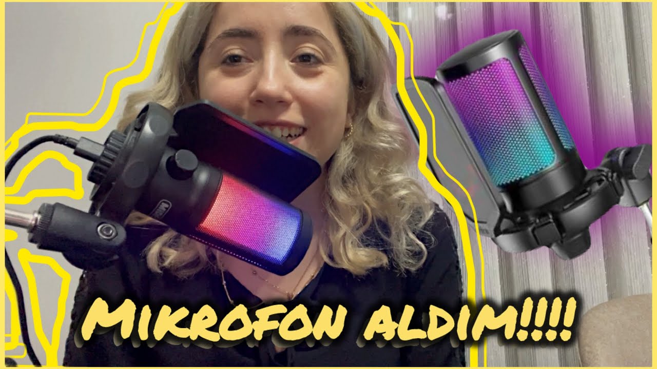 MİKROFON ALDIM!🥳 Midex V6 RGB KUTU AÇILIMI 📦 #reklamdegildir