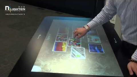 Touch Table Interactive with Video Wal