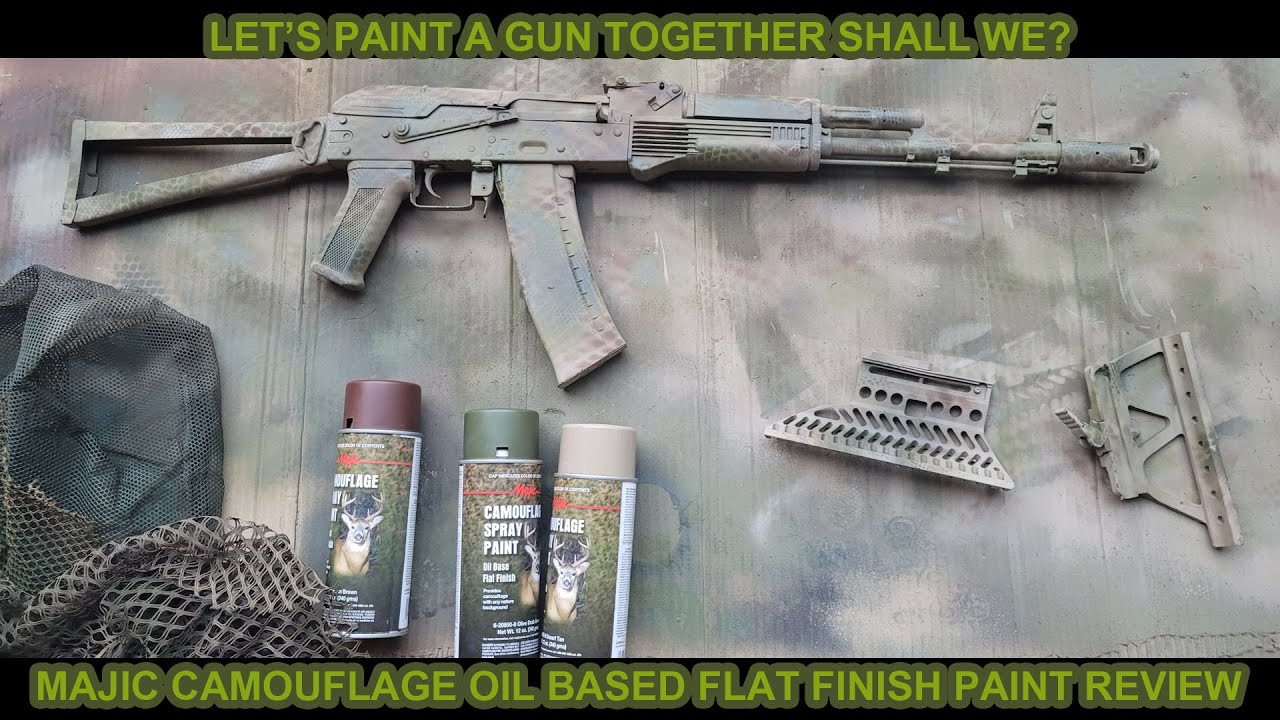 Majic paint review plus kit and Airsoft gun painting tutorial. YouTube