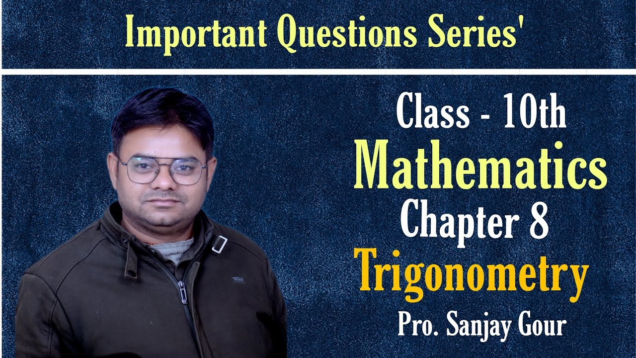 CLASS 10th  |  Maths | Trigonometry | One shot | MP Board NCERT Exam 