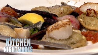 Customer Finds A ROCK IN HER FOOD | Kitchen Nightmares