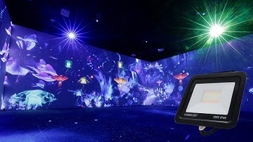 ĐÈN PHA LED ĐỔI MÀU CÓ REMOTE ĐIỀU KHIỂN TỪ XA THƯƠNG HIỆU KAWASAN