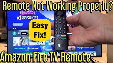 Amazon Fire TV Remote: Laggy, Delayed, Slow Response, Some Buttons not working? FIXED!