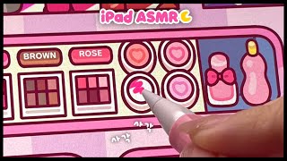 (eng) ASMR cute mini cosmetics store coloring  | Tok Tingle iPad Drawing | White noise healing ✨