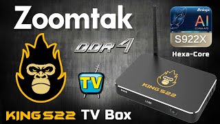 Zoomtak King S22 Amlogic S922X Hexa Core 4K TV Box Review