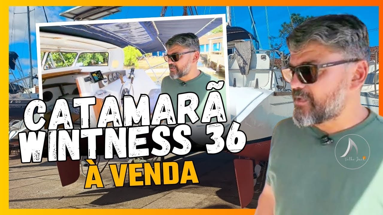 ⁣Um Catamarã para mora a bordo!