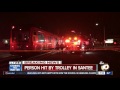 Person hit by trolley in Santee