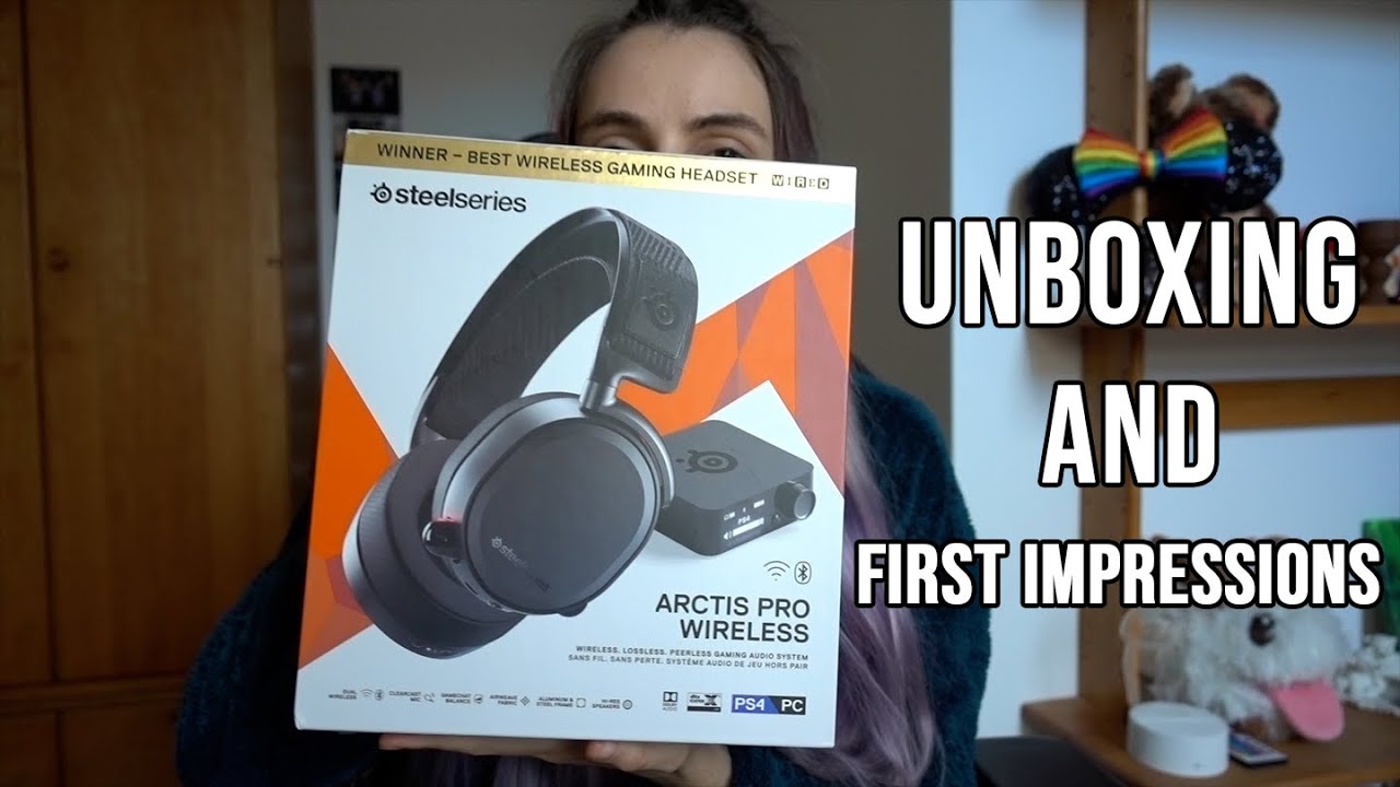 NEW HEADSET steelseries arctis pro unboxing and first impresssions