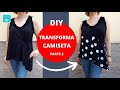 ✂️IDEAS DIY para TRANSFORMAR una CAMISETA | Moment DIY#diyropa#diy#reciclacamiseta