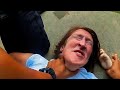 Creepy Psycho Grandma Argues Her Ass Off With Cops, Resists Hard, & Screams All the Way to Jail