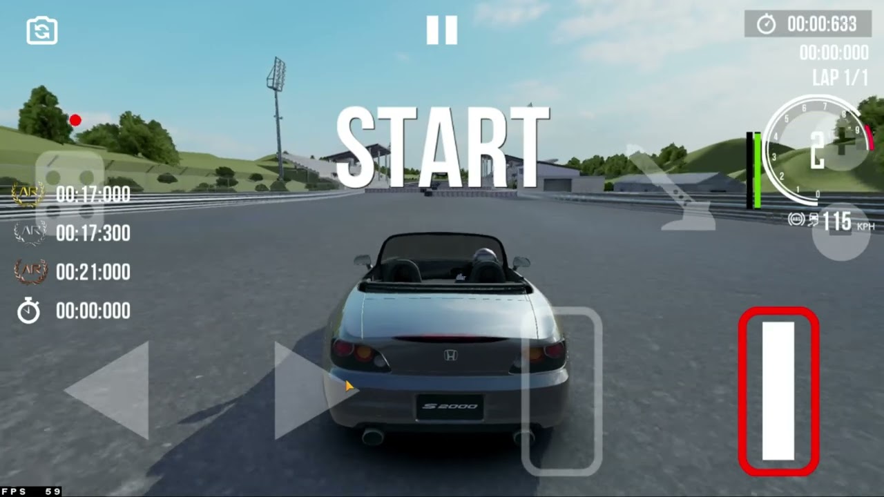 【Assoluto Racing】Driving School Intermediate Class-4-Low Speed Slalom in RWD