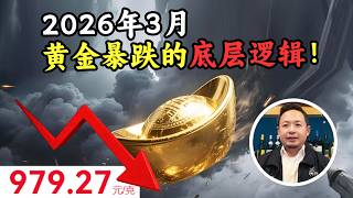 老王来了：揭秘，2026年3月，黄金暴跌的底层逻辑！