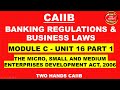 MODULE C UNIT 16 PART 1 I BANKING REGULATIONS AND BUSINESS LAWS CAIIB I TWO HANDS CAIIB I CAIIB BRBL