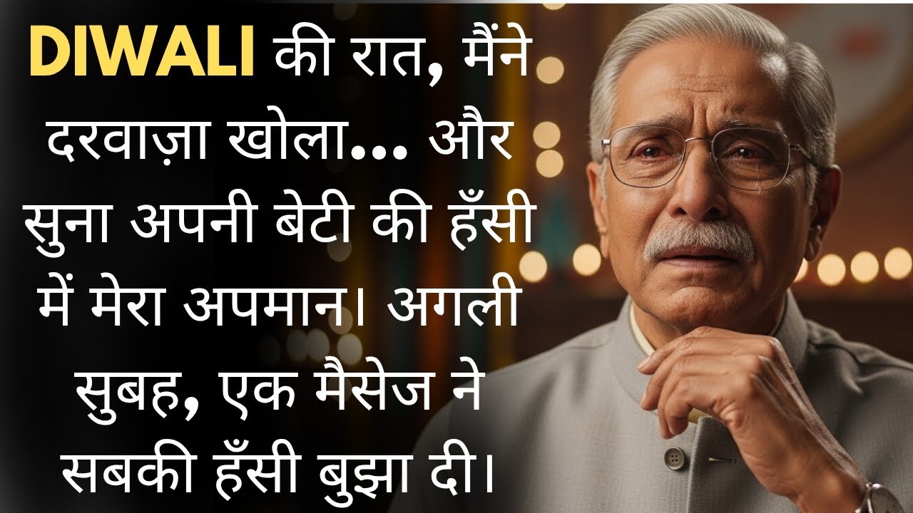 Diwali की रात, मैंने अपनी बेटी की हँसी में सुना अपना अपमान