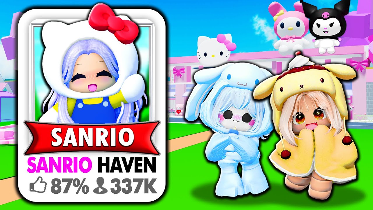 I Created a SANRIO Brookhaven Roblox Game