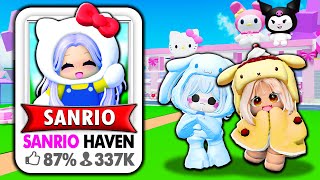 I Created a SANRIO Brookhaven Roblox Game..