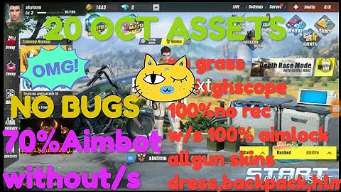 70% Aimlock without scope 100%aimlock on scope 100% Norec+more