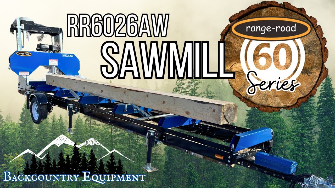 Range Road 60 Series RR6026AW Sawmill - YouTube