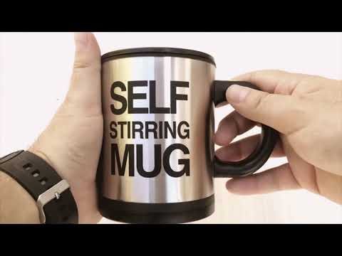 How to use Self-stirring mug