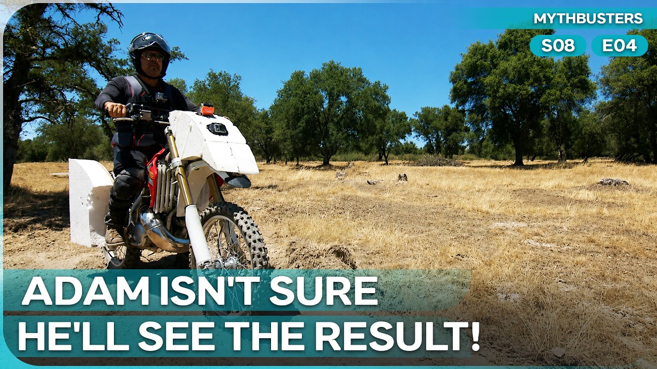 Can A Motorcycle Actually Drive Across A Lake At 80 MPH? | MythBusters
