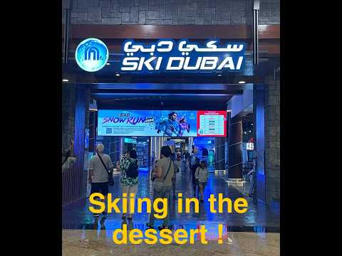 Who knew you could ski in the desert! #ultimateworldcruise #travel #serenadeoftheseas #dubai Video Thumbnail