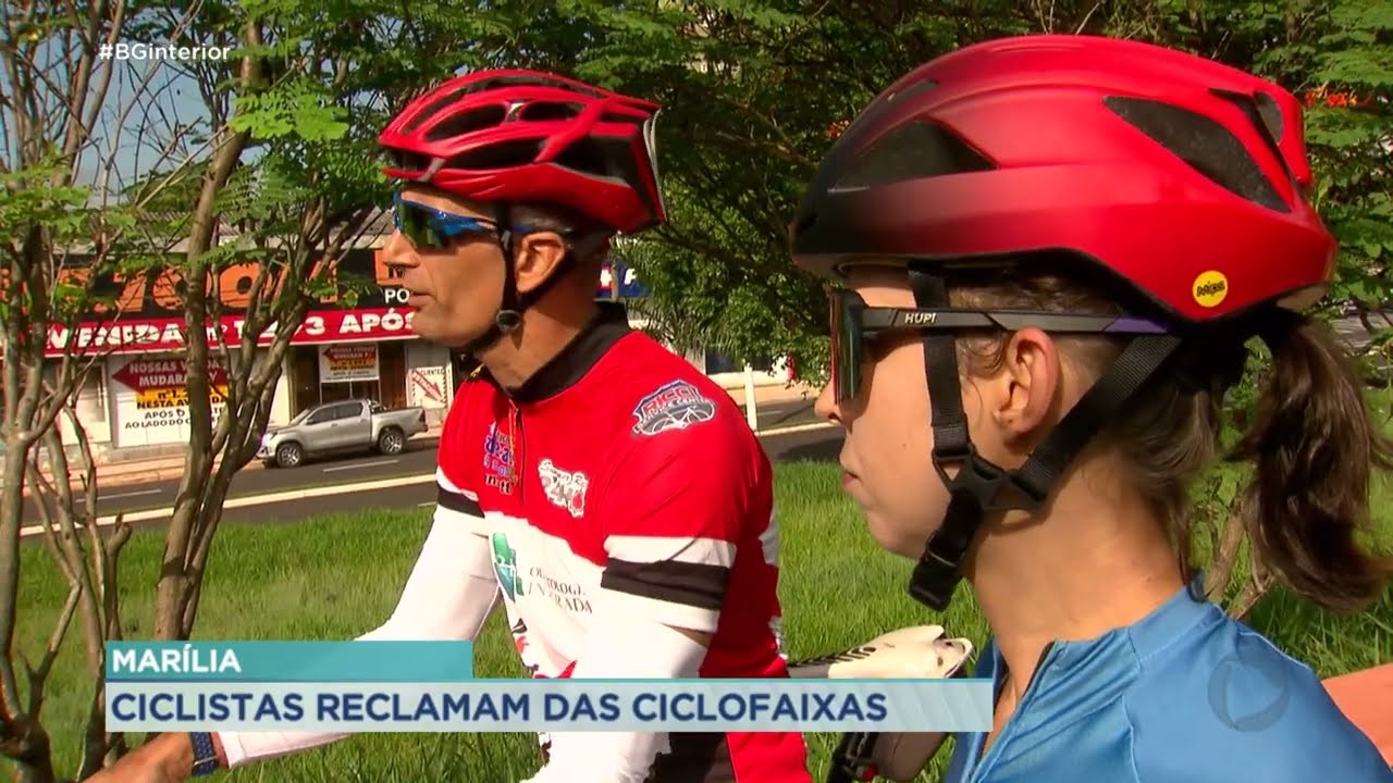 Ciclistas reclamam das ciclofaixas em Marília