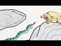 Why the green snake ate the rat shortsdrawingcartoonstoryxiaolindrawinganimationart