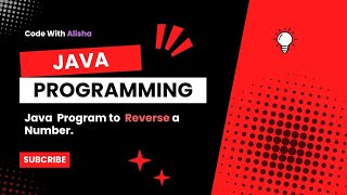 Java programming ||  Java program to reverse a number #javaprogramming