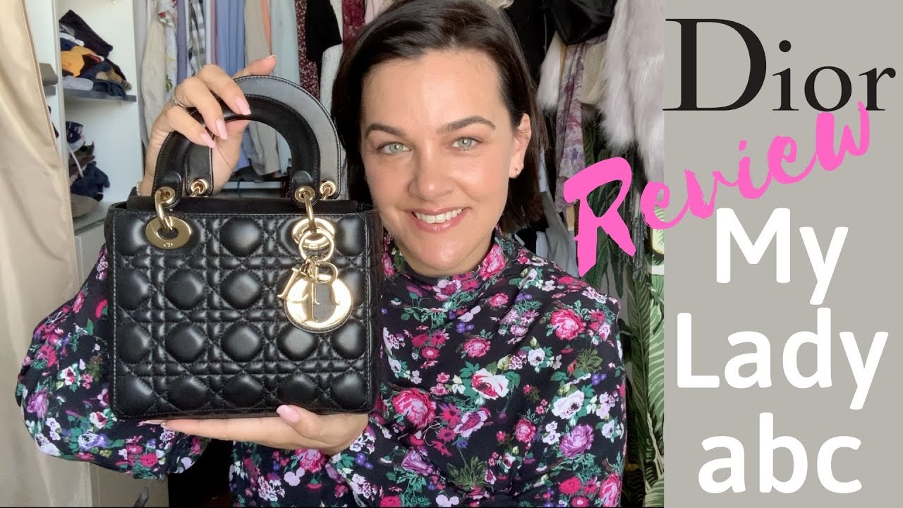 GREY LADY DIOR BAG SMALL SIZE UNBOXING  Naomi Peris  YouTube
