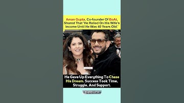 Aman Gupta, Co-founder Of BoAt, #shortsfeed #trendingshorts