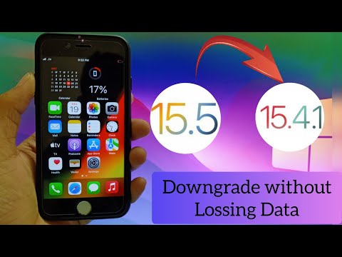 Downgrade ios 15.5 to ios 15.4.1 without data loss#iphone#downgrade#downgradeios15to14