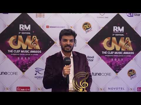 Congratulations to Ratnesh Bhagat for Winning the Best Background Score For The Tag Song At #CMA2023