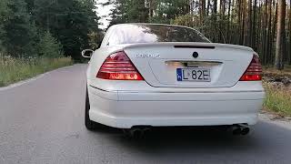 Mercedes CL500 Brabus sound exhaust