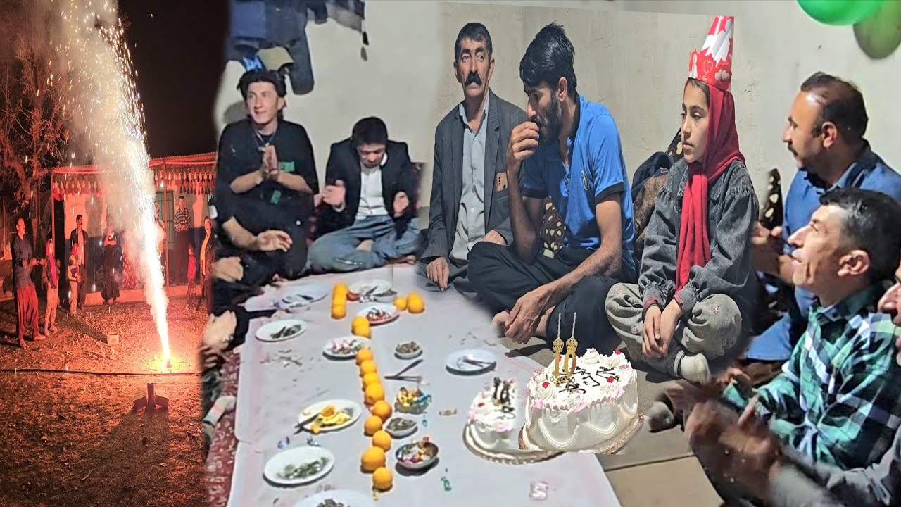 Birthday party by the river: A dreamy night for Rahleh and dancing with neighbors and family🎉🌊