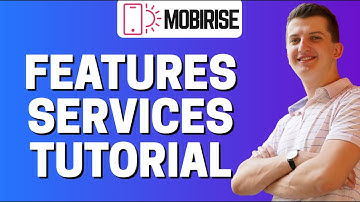 How To Add Features, Services In Mobirise