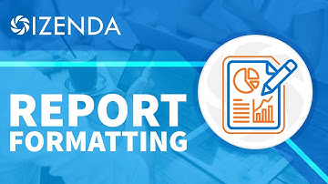 Report Part Formatting