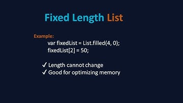 Dart Lists FULL Tutorial | Growable, Fixed Lists, Methods & Iteration | Lecture 8