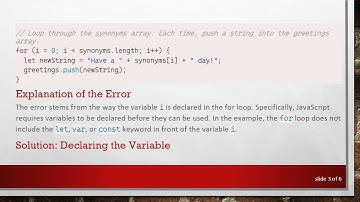 How to Fix the Reference Error in JavaScript: Understanding Variable Scope