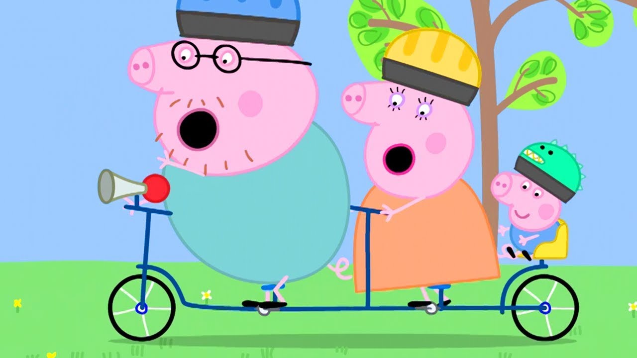 小猪佩奇 | 精选合集 | 1小时 🚲小猪佩奇骑自行车 🚲 粉红猪小妹|Peppa Pig Chinese |动画