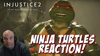 Ninja turtles reaction!! | tmnt injustice 2 gameplay reaction